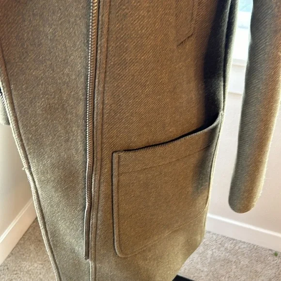 Madewell Eldridge Zip Coat in Insulexe Fabric size XS NWOT - Picture 8 of 16